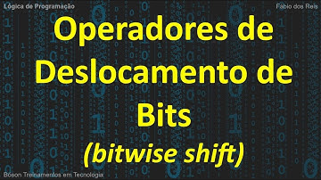 Operadores de Deslocamento de Bits (bitwise shift) em Lógica de Programação