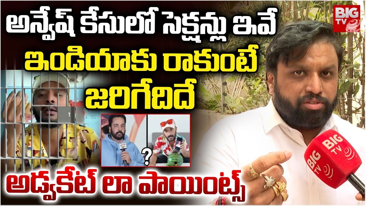 Advocate Krishna Kanth Logic Points on Naa Anveshana Cases | అన్వేష్ కి పడే శిక్షలు ఇవే | BIG TV