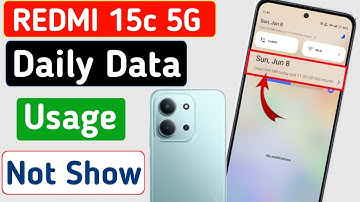 Redmi 15c 5g mobile daily data usage not showing | redmi mobile mein daily ka data kaise dekhen