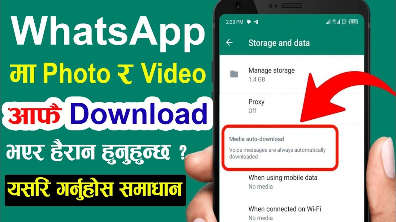 How To Stop Whatsapp Auto Download how to stop auto downloading photo and video in whatsapp