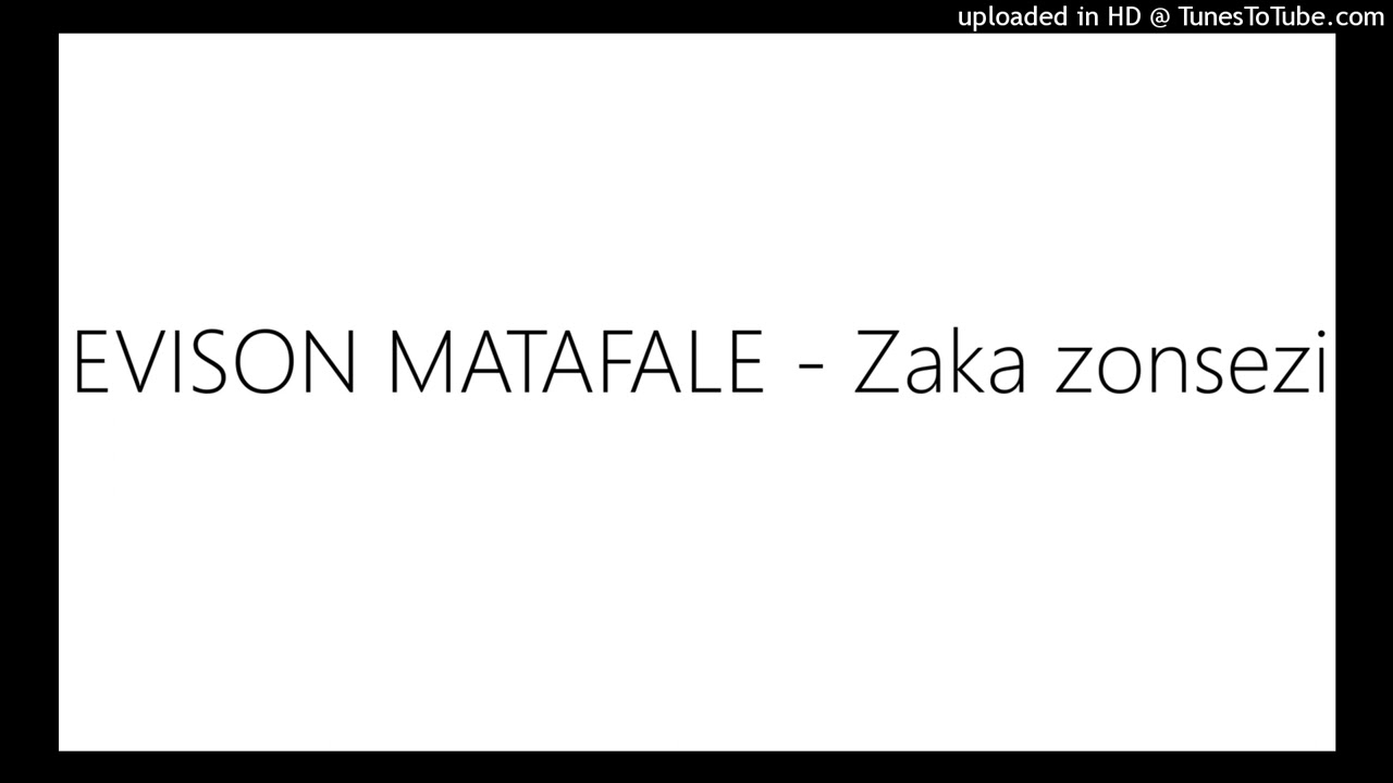 EVISON MATAFALE - Zaka zonsezi