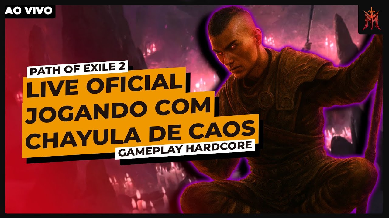 Ao Vivo - Path of Exile 2 - Monge de Chayula Hollow Palm Endgame