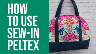 How To Use Sew-In Peltex For Bag-Making