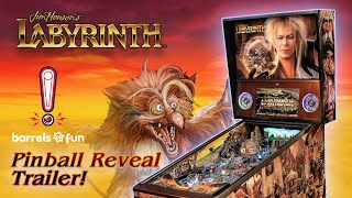 Jim Henson's Labyrinth Pinball Game Trailer | Barrels of Fun