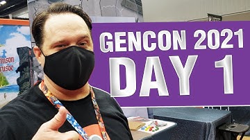 GENCON 2021 DAY 1 | VLOG 70 #boardgames #industry