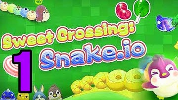 Sweet Crossing : Snake.io _ part 1 gameplay