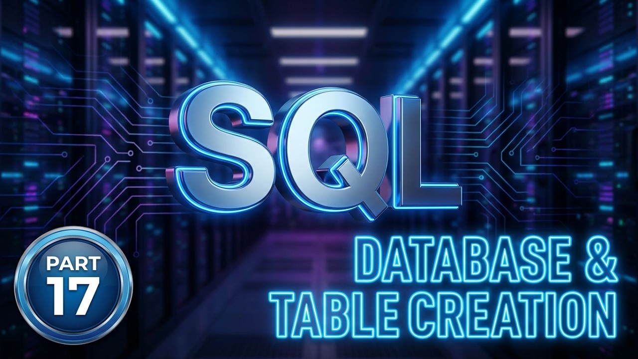 How to Create a Database and Table using SQL Query | DBMS Tutorials ...