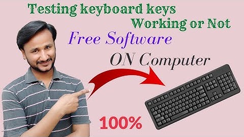Keyboard Testing|| Check Keyboard Keys working or not|| Using Software||Waqas Pardasi