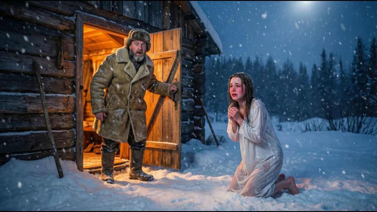 ЕГЕРЬ ОТКРЫЛ ДВЕРЬ — ОНА БЫЛА ГОЛОЙ через минуту. 3 ЗИМЫ ОДНА В ТАЙГЕ!