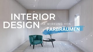 Raumwirkung Verändern Mit Wandfarbe 4K Interior Design