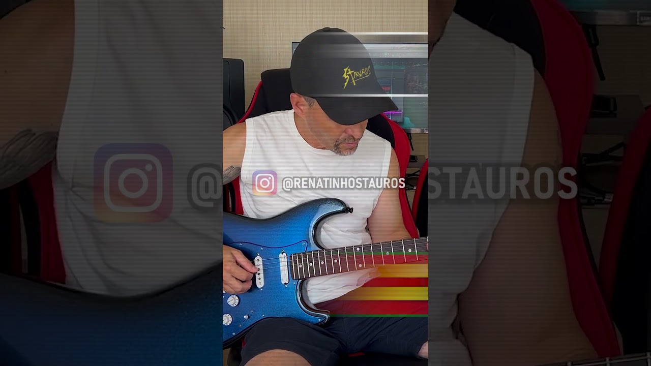 🎸 GANHE UMA GUITARRA QUE MUDA DE COR! Sorteio de Natal dia 25/12 no YouTube RENATINHO STAUROS! 🎅🎶