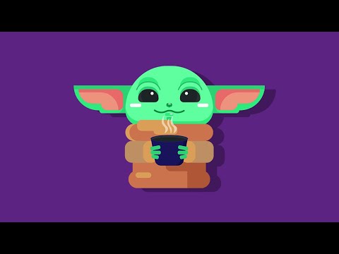 Baby Yoda Flat Illustration | Adobe Illustrator | Speed Process