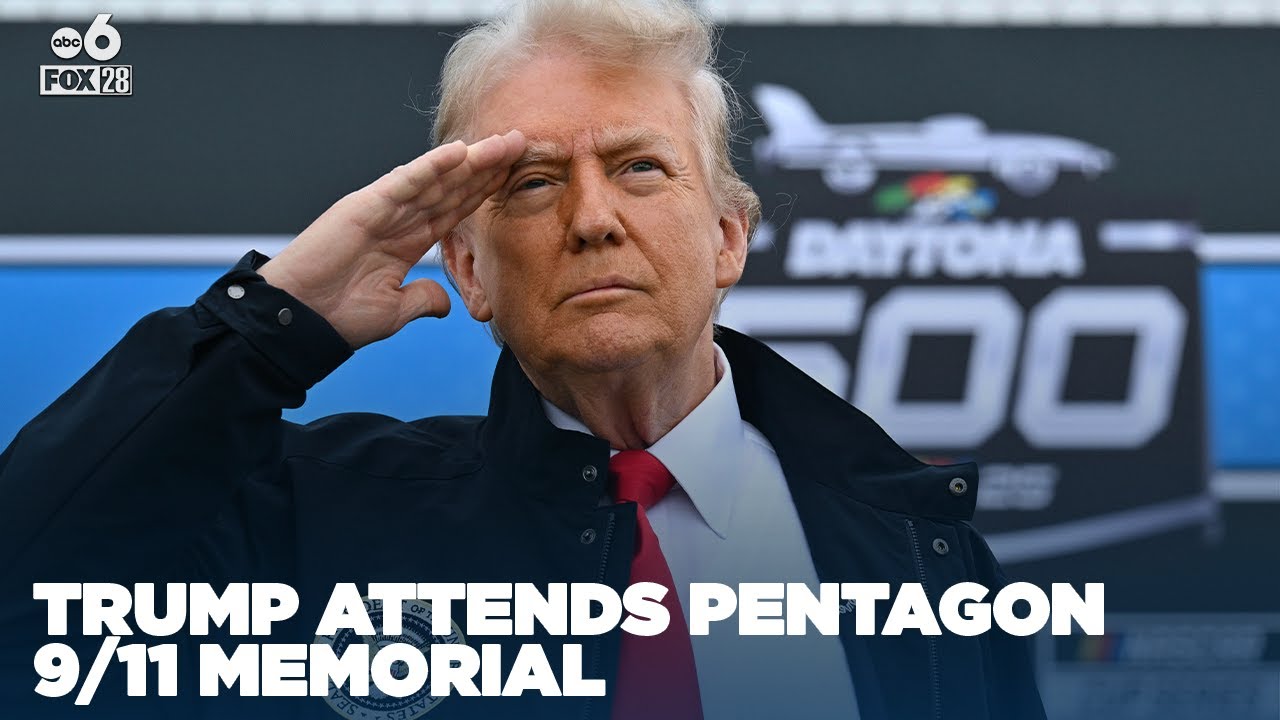 President Trump attends 9/11 Memorial at the Pentagon