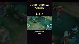 Gord 1-Shot Combo Guide ⚡️#mlbb