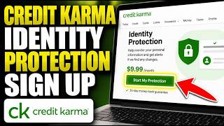 How to register with Credit Karma for identity protection during filing - Quick Tutorial