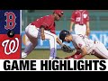 Red Sox vs. Nationals Game Highlights (10/2/21) | MLB Highlights