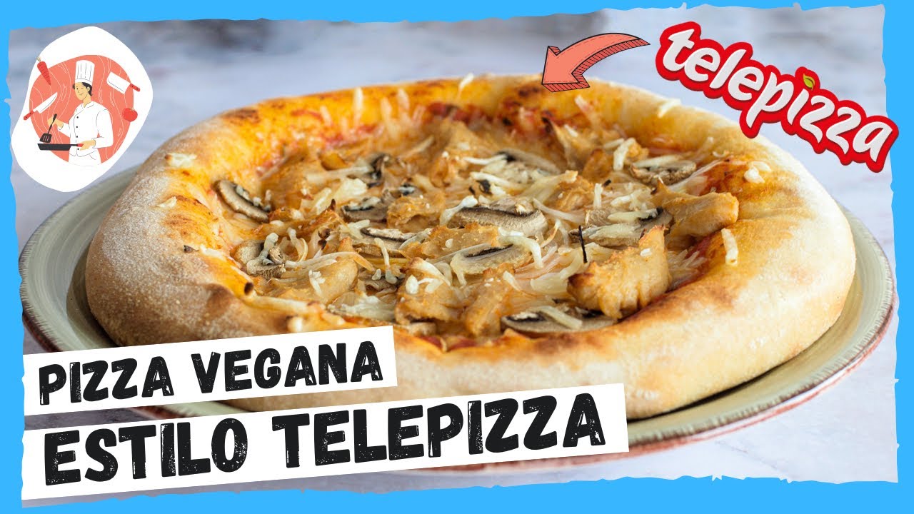 Cómo hacer PIZZA VEGANA DE TELEPIZZA (Las Veguis) 💚 | FÁCIL