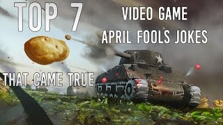 Top 7 Video Game April Fools Jokes that came true