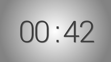 42 Seconds countdown Timer - Beep at the end | Simple Timer (forty-two sec)
