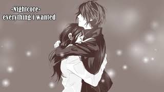 Download Lagu 🎧 Nightcore- everything i wanted ~lyrics MP3