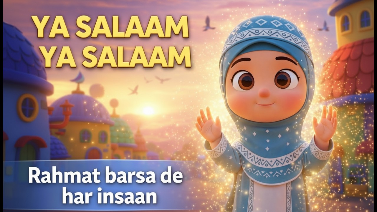 Ya Salaam Ya Salaam 2026 Beautiful  Islamic Lullaby for Kids#YaSalaam #IslamicKid#KidsNaatl#urdunaa