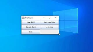 24. Grid Layout Manager of GUI (CS506)