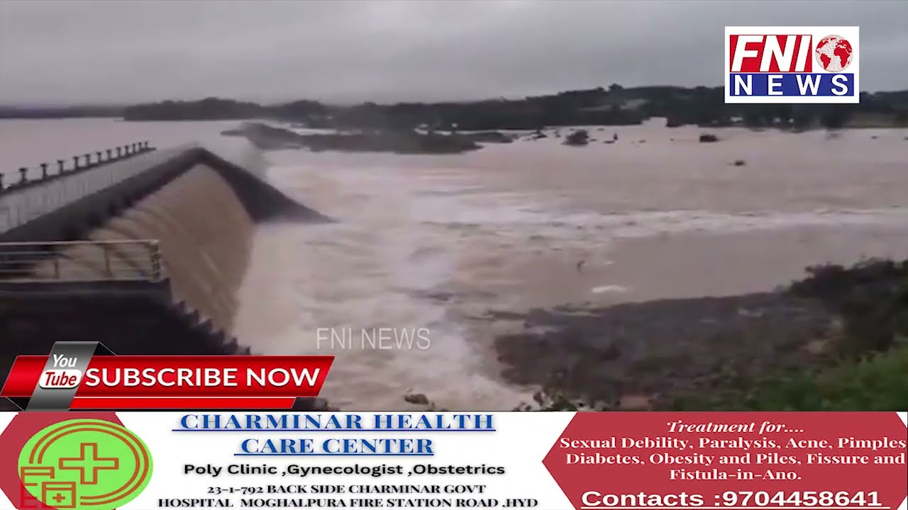 Nizam Era's Pocharam dam  withstood an unprecedented flood in its century-old history