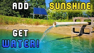 Installing a Solar Powered Well Pump to Fill Our Pond - RPS Solar Pumps (part 2)