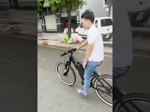 Video #Shorts Động cơ âm sườn xe đạp trợ lực trục giữa -... - youtube