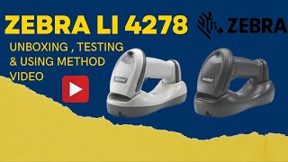 Zebra Li4278 1D Wireless Barcode Scanner