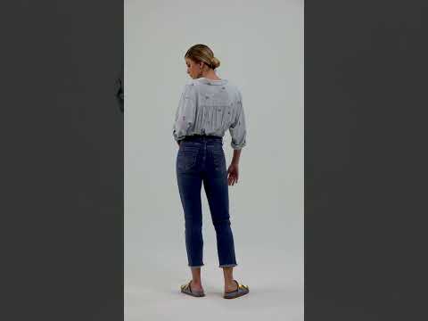 Calça Jeans Cropped