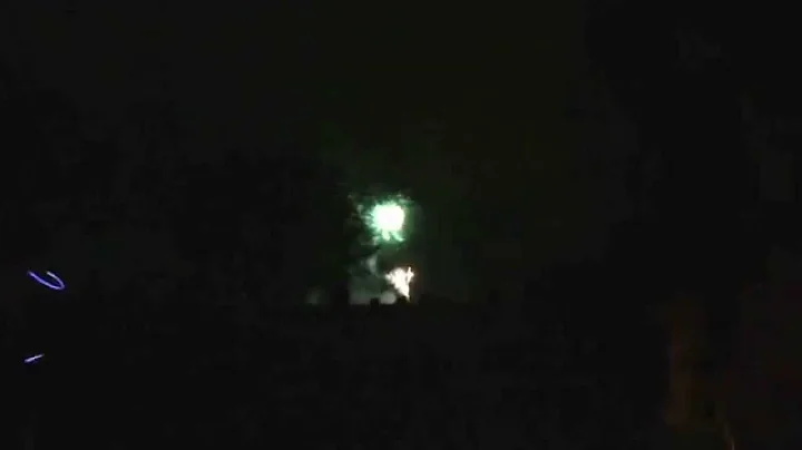 4th July 2015 Fireworks from LDS Ward parking lot at Schnepf Farms in Queen Creek, Arizona