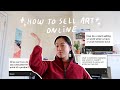 How to sell your art online without a bunch of followers 