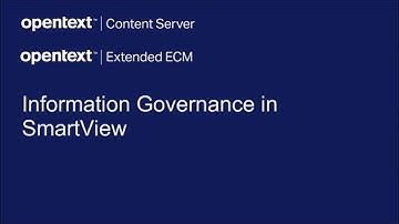 Information Governance in SmartView - Records Management and Permissions Explorer