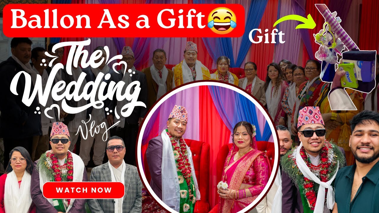 Sathi Ko विवाह Ma Ballon Gift - Vlog | Mid Hill RIder