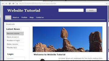 How to convert/customize  html template into joomla 2.5 part-7