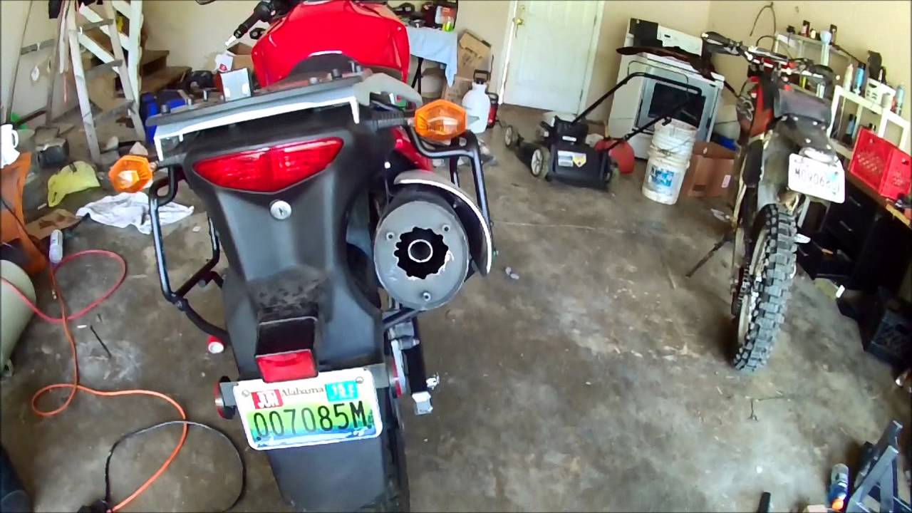 On The Cheap Exhaust Mod 05 V Strom 650 YouTube