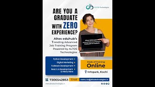 Best Software Training in Kochi - Kerala | python training in Kochi | #altostechnologies