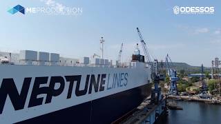 ME Production scrubber installation at Odessos Shipyard
