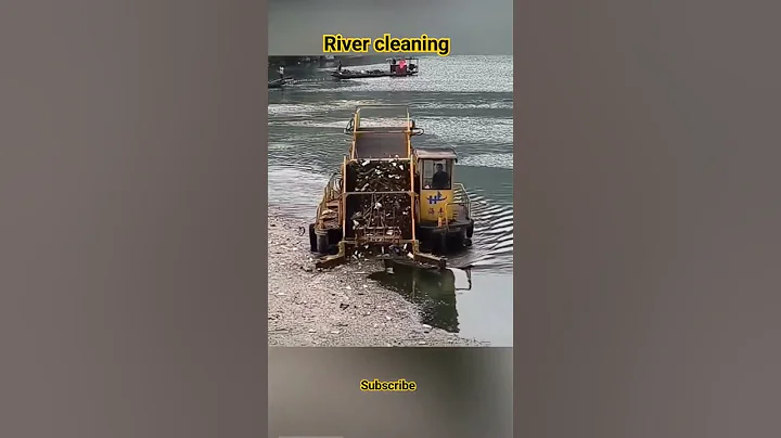 River Cleaning Machine #rivercleanup