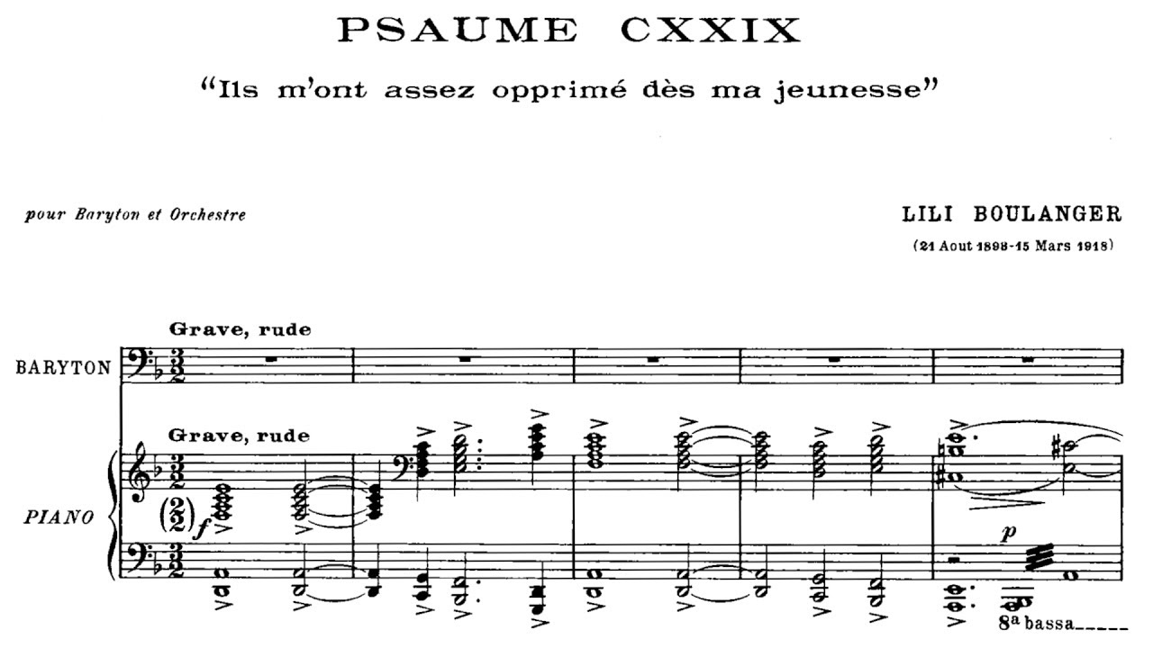 Lili Boulanger - Psalm 129 