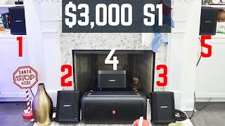 Five Bose S1 Pro - Audio Sound Test Demo & Set Up