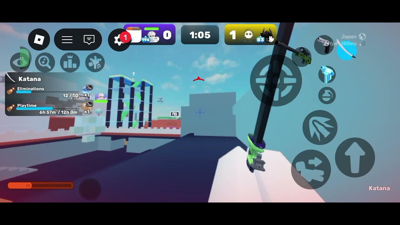 Me sniper with katana and revolver & frizzrey