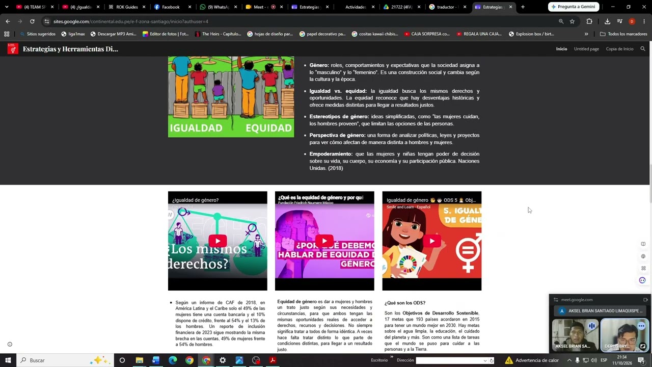 IGUALDAD DE GENERO EN EL PERU