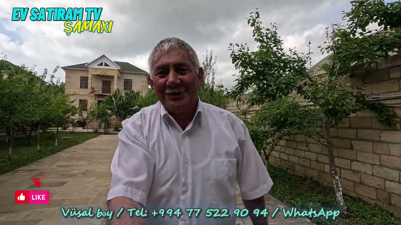 Şamaxıda, 12 Sotda 🌳Bağlı-Bağçalı🏡 Ev Satılır / Недвижимость в Баку / EV SATIRAM TV