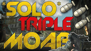 MW3: Insane *SOLO* "TRIPLE MOAB" on FALLEN! Fact