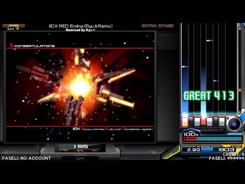 beatmania IIDX 28 BISTROVER -  IIDX RED Ending (Ryu☆Remix) (SP HYPER) FULL COMBO AAA