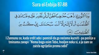 Surah Al Anbiya, ayat 87 & 88 (Bosnian)
