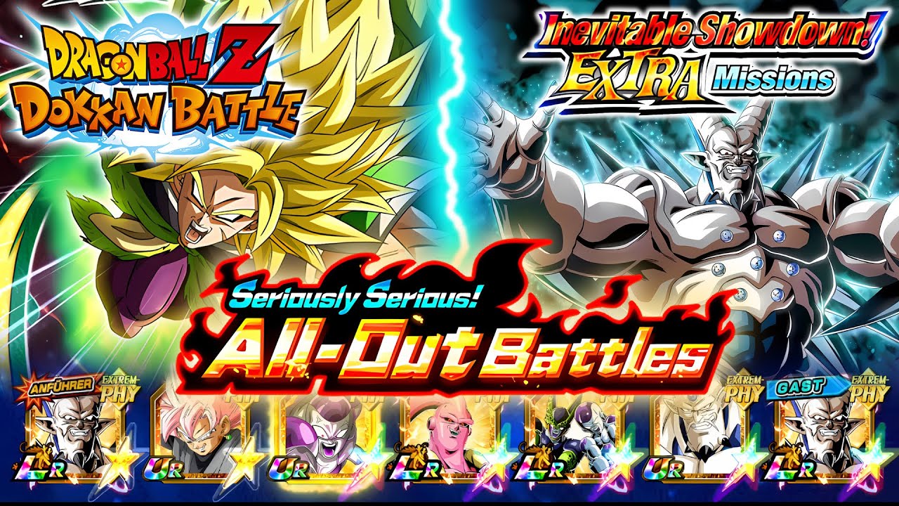 EX Mission - 6 PHY Types VS. Super Saiyan Broly - ALL-OUT BATTLES - DBZ: Dokkan Battle | 4K 60FPS