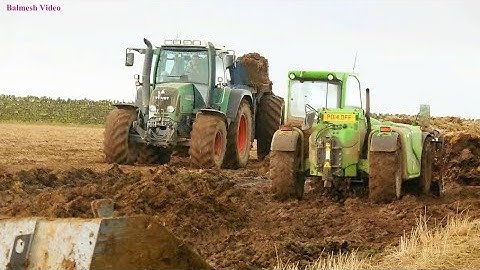 Muck-spreading the Solids with Merlo Loading and Fendt Spreading.